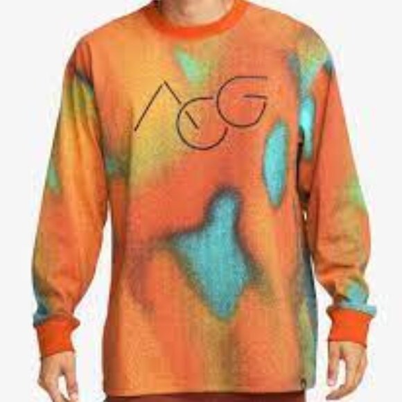 Nike ACG Snowdrift All-Over Printed Long sleeve T-Shirt #DV9663 - 719 size XL - Picture 1 of 9
